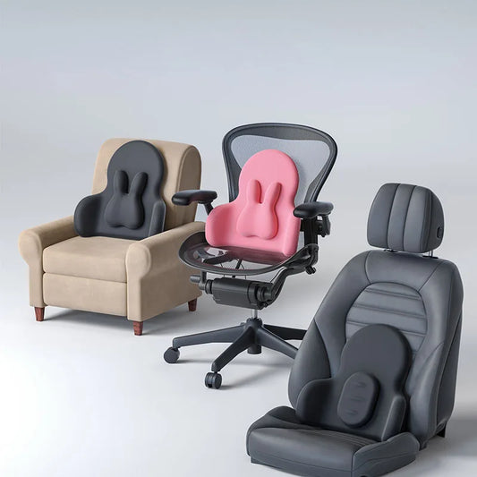 Atminties putų juosmens atramos pagalvėlė biurui ir namams