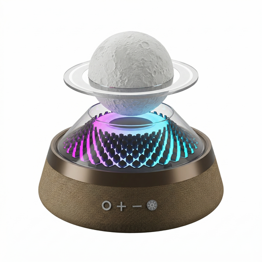 Aromaterapinis difuzorius su „Bluetooth“ garsiakalbiu