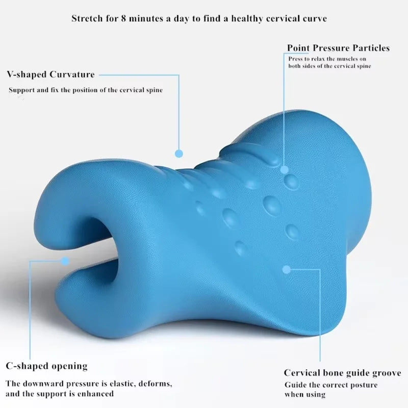 Ergonominė kaklo tempimo pagalvė laikysenos palaikymui